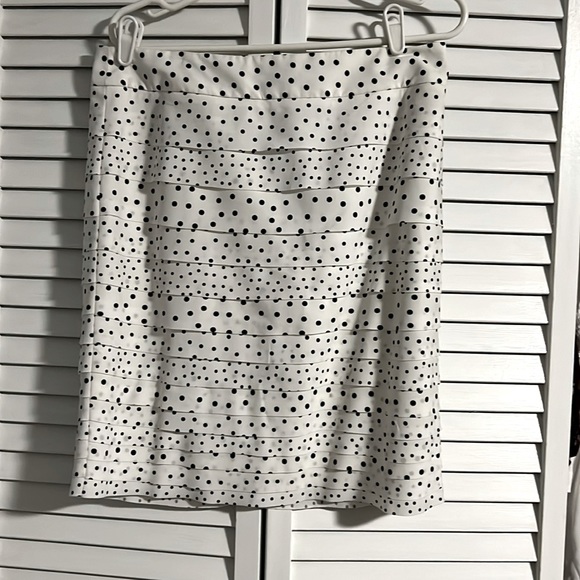 White House Black Market Dresses & Skirts - White House‎ Black Market, New Women’s White,Black dots, hidden zipper, lined.